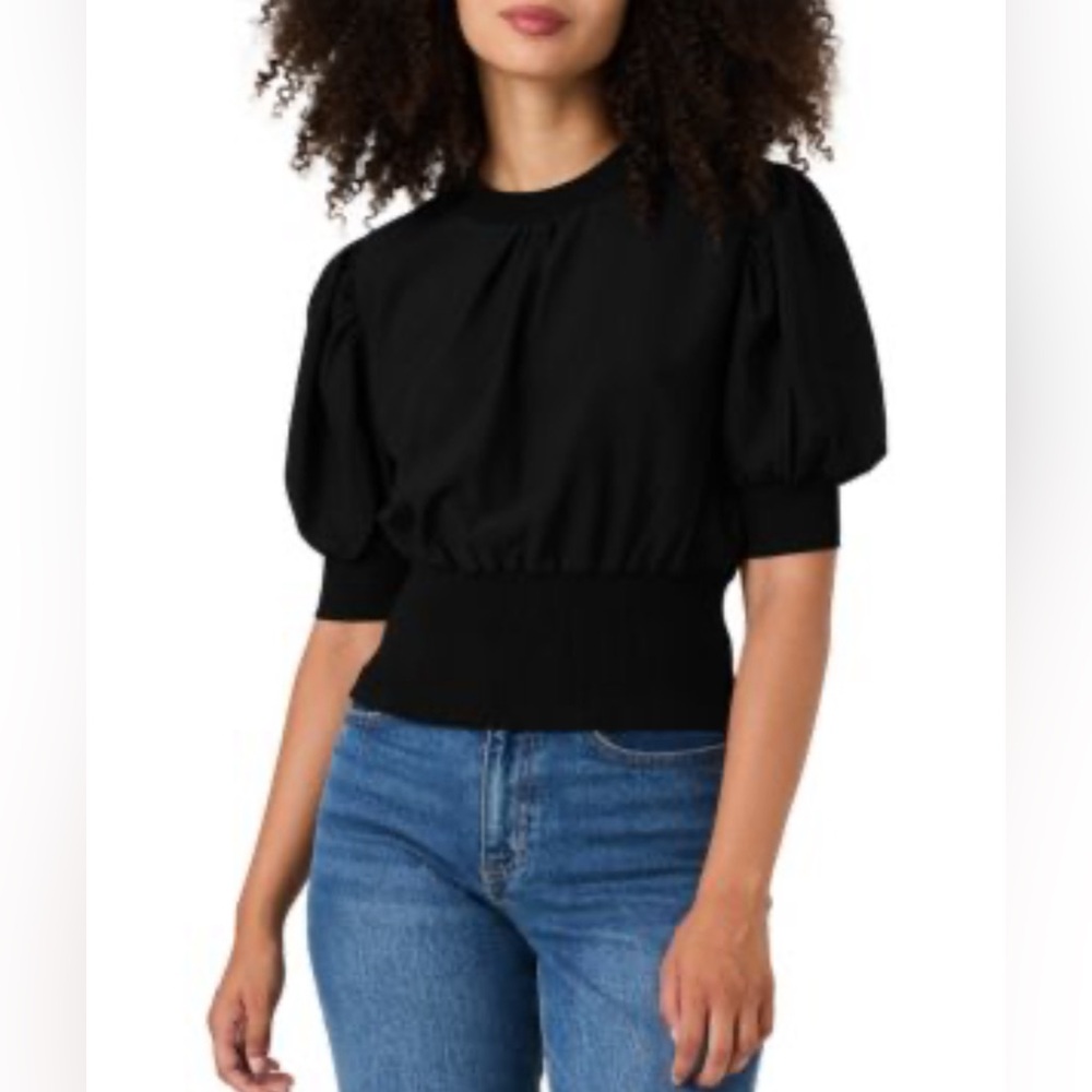 French Connection puff sleeve top